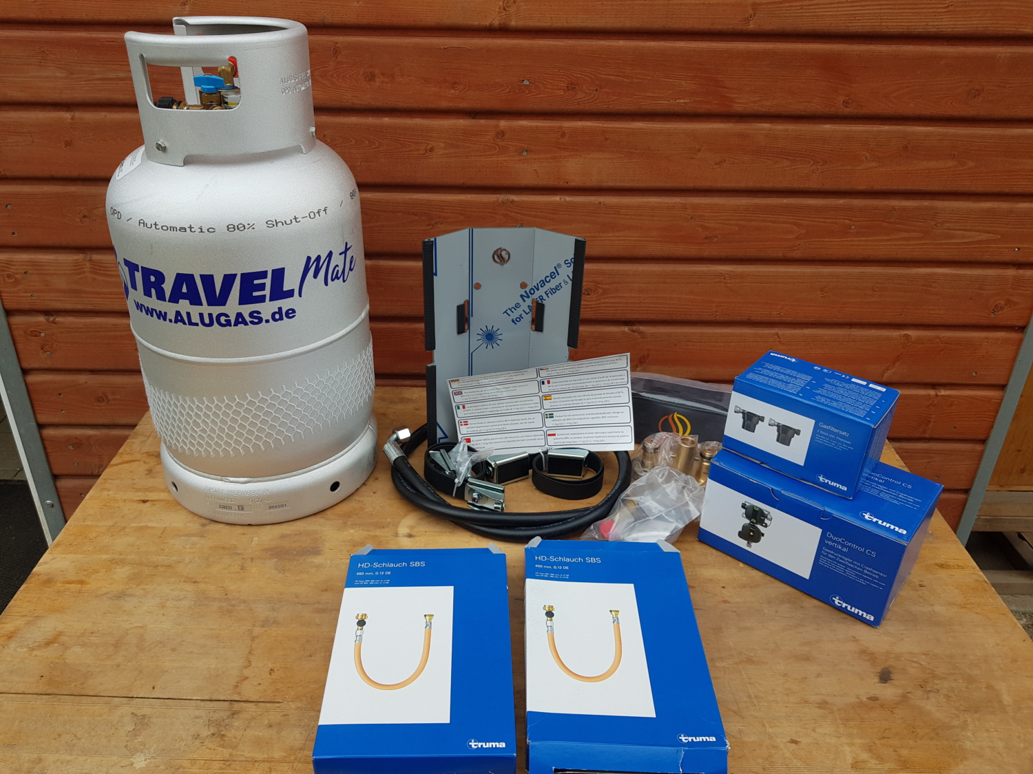 ALUGAS Travel Mate Tankflaschen Set